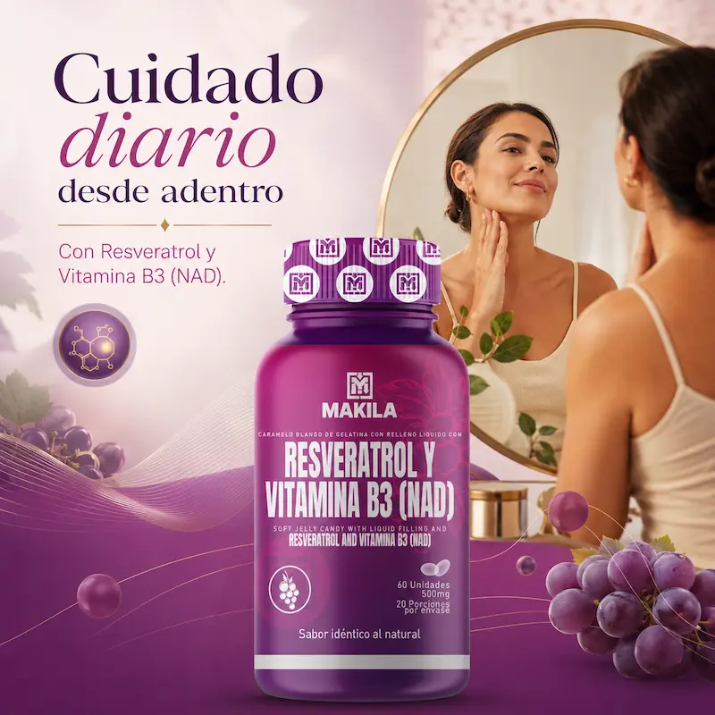 Resveratrol y Vitamina B3 (NAD) miniatura 4